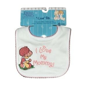 Vintage Precious Moments Pink Bib